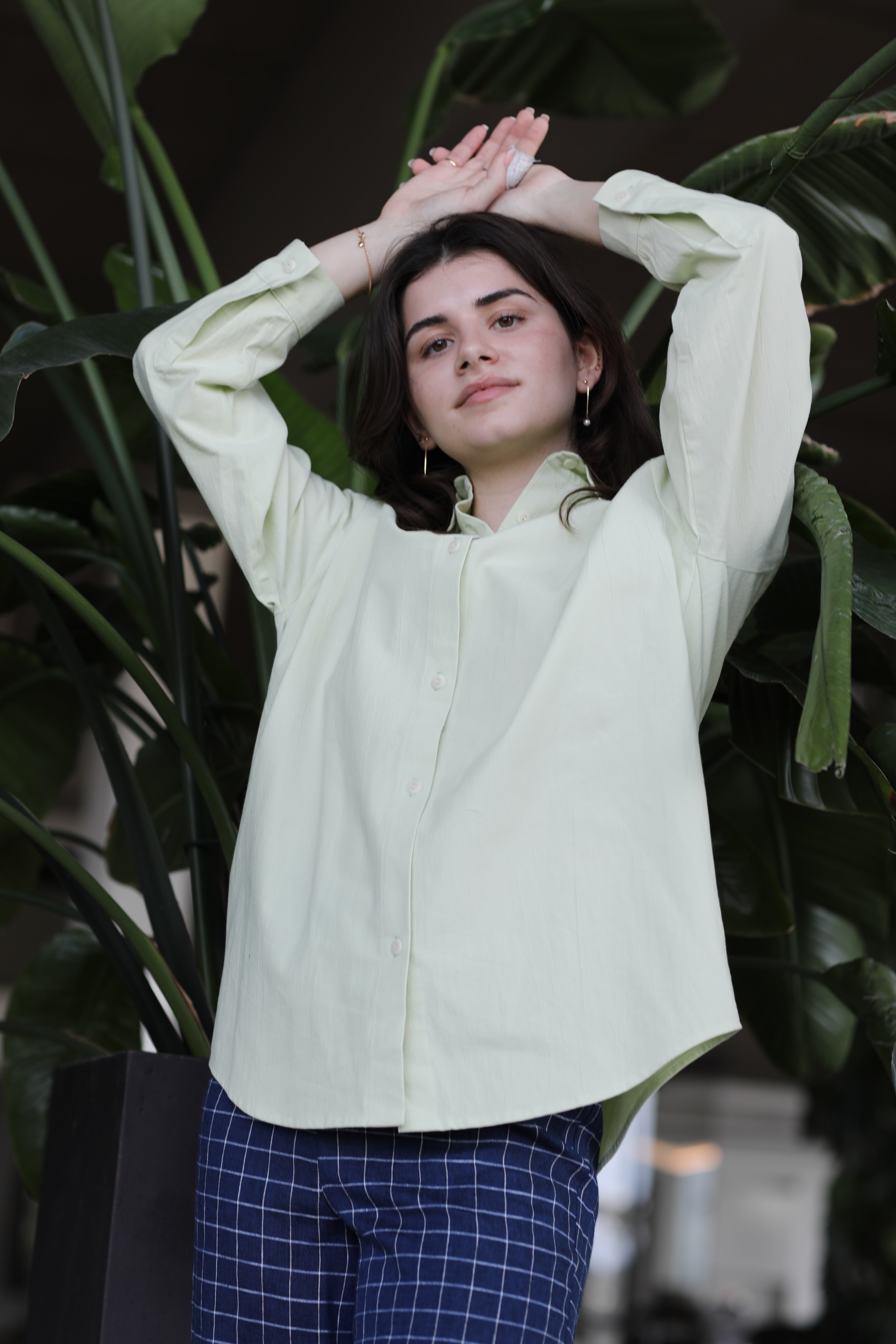 Toya Blouse in Sage – Tabitha Wermuth