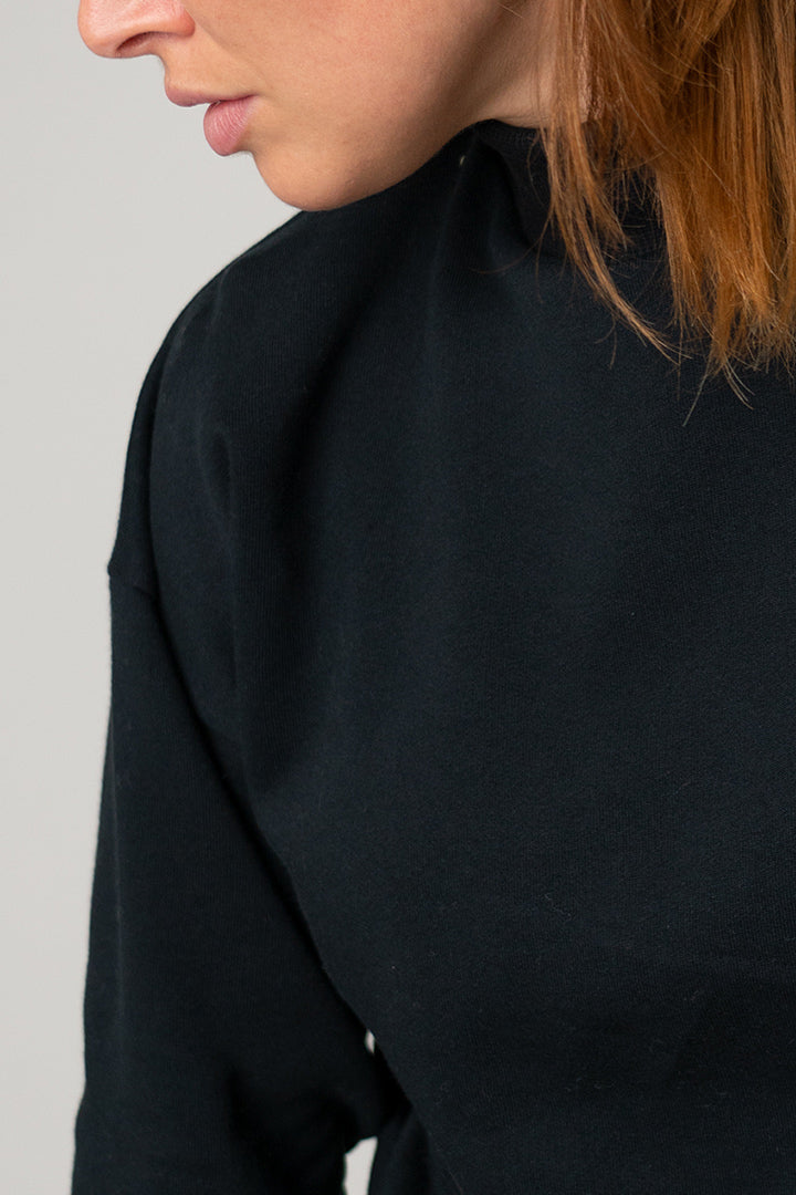 Tamara Sweater in Black Sweat